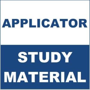 Applicator Study Materials